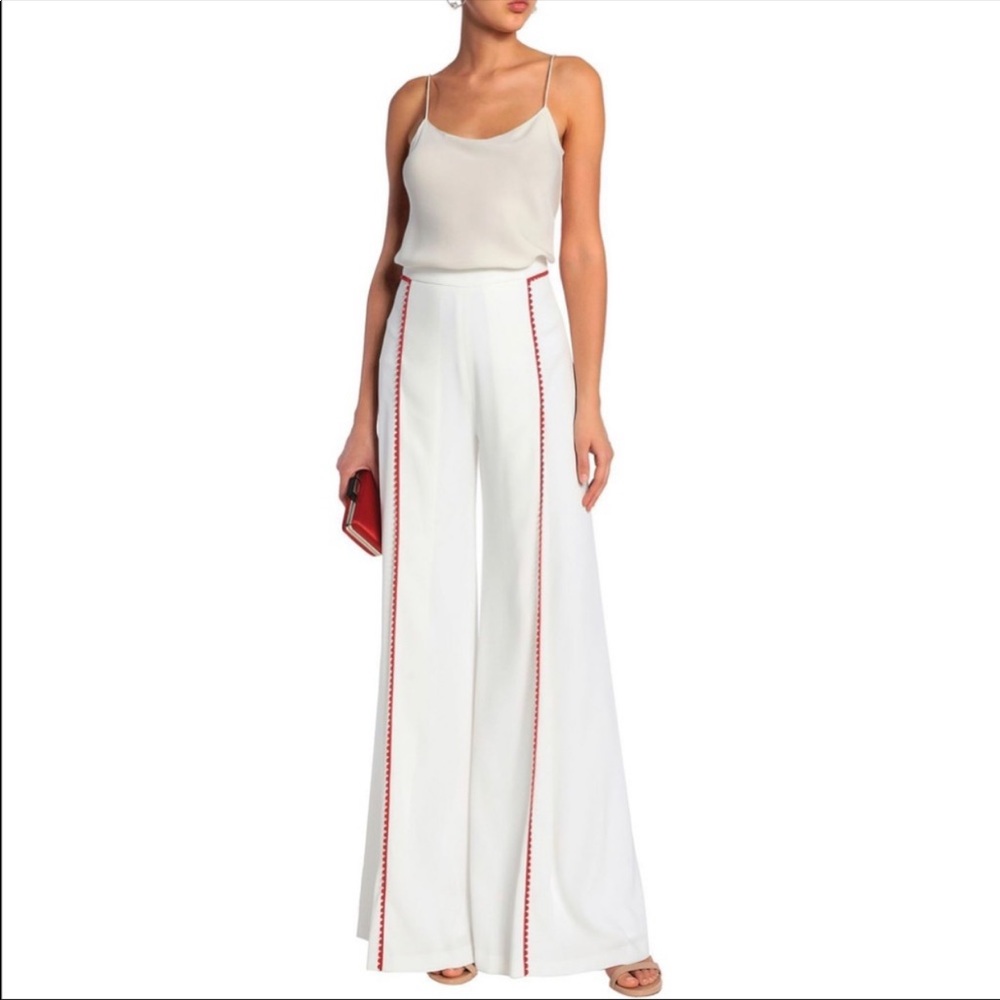 GALVAN 
Chan Chan high-rise wide-leg trousers